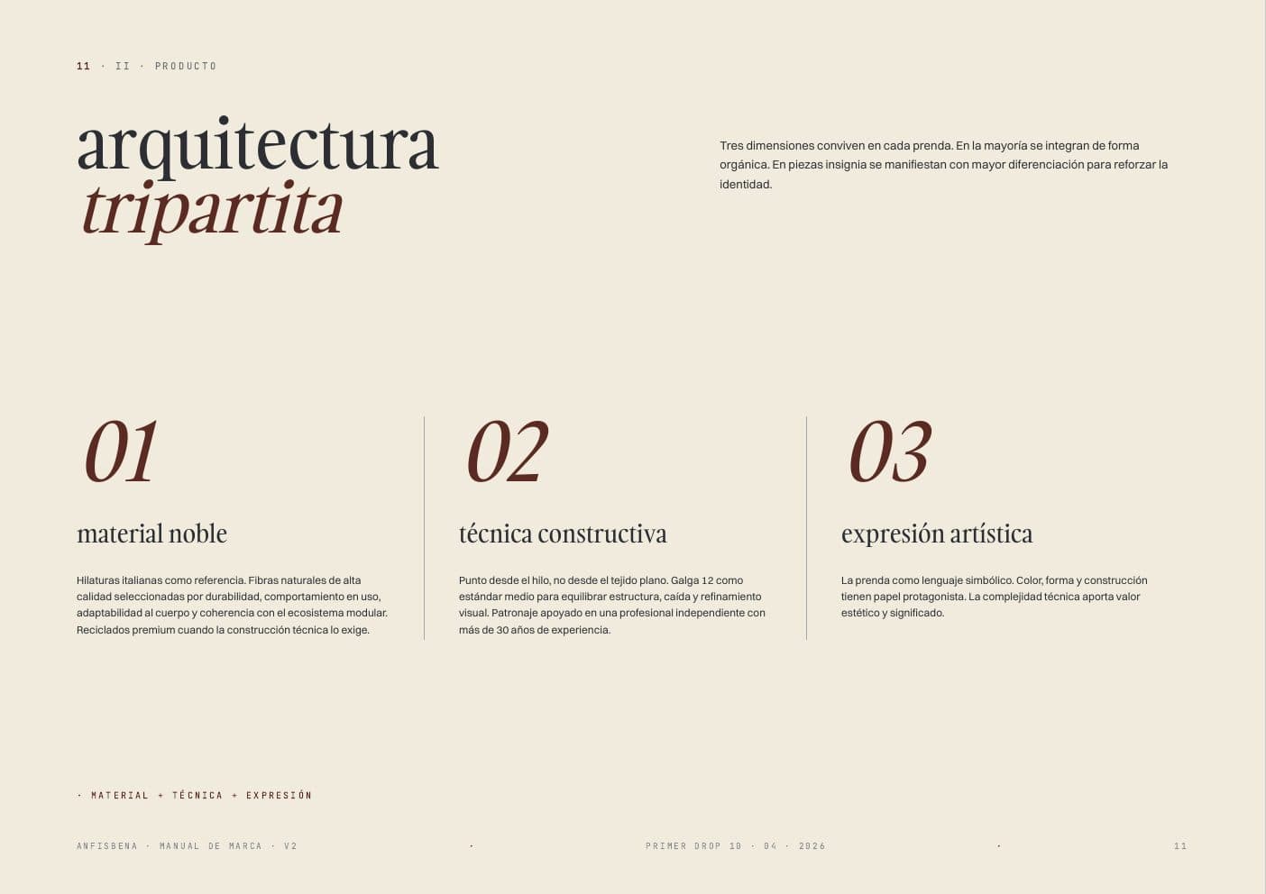 Anfisbena — spread 5 del manual de marca por Tramarca