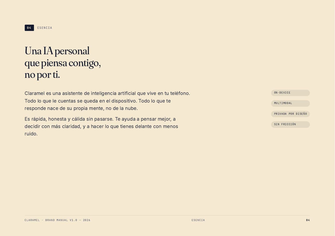 Claramel — spread del logo con cuatro variantes y reglas de zona de protección