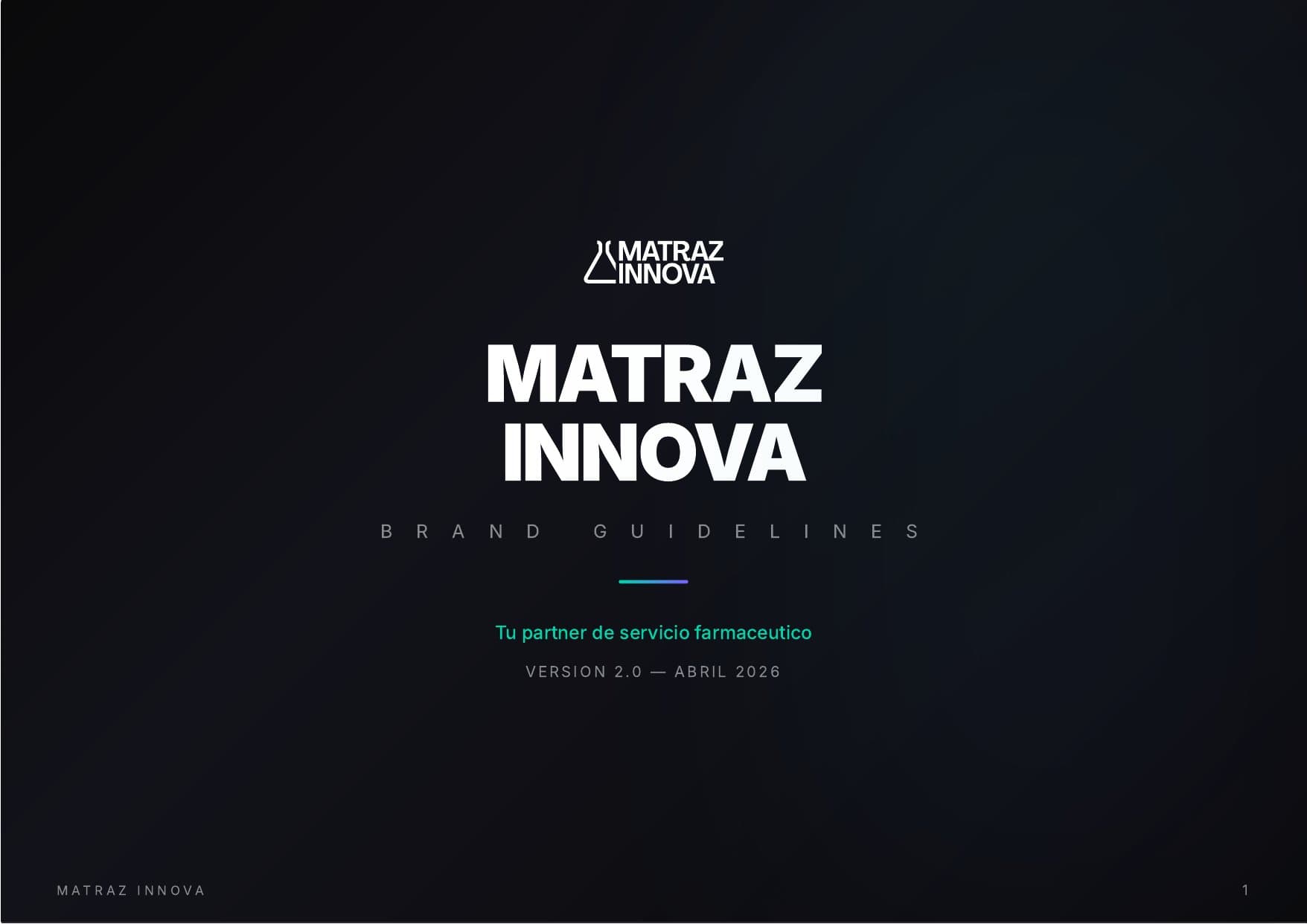 Matraz Innova — manual de identidad corporativa 33 páginas por Tramarca