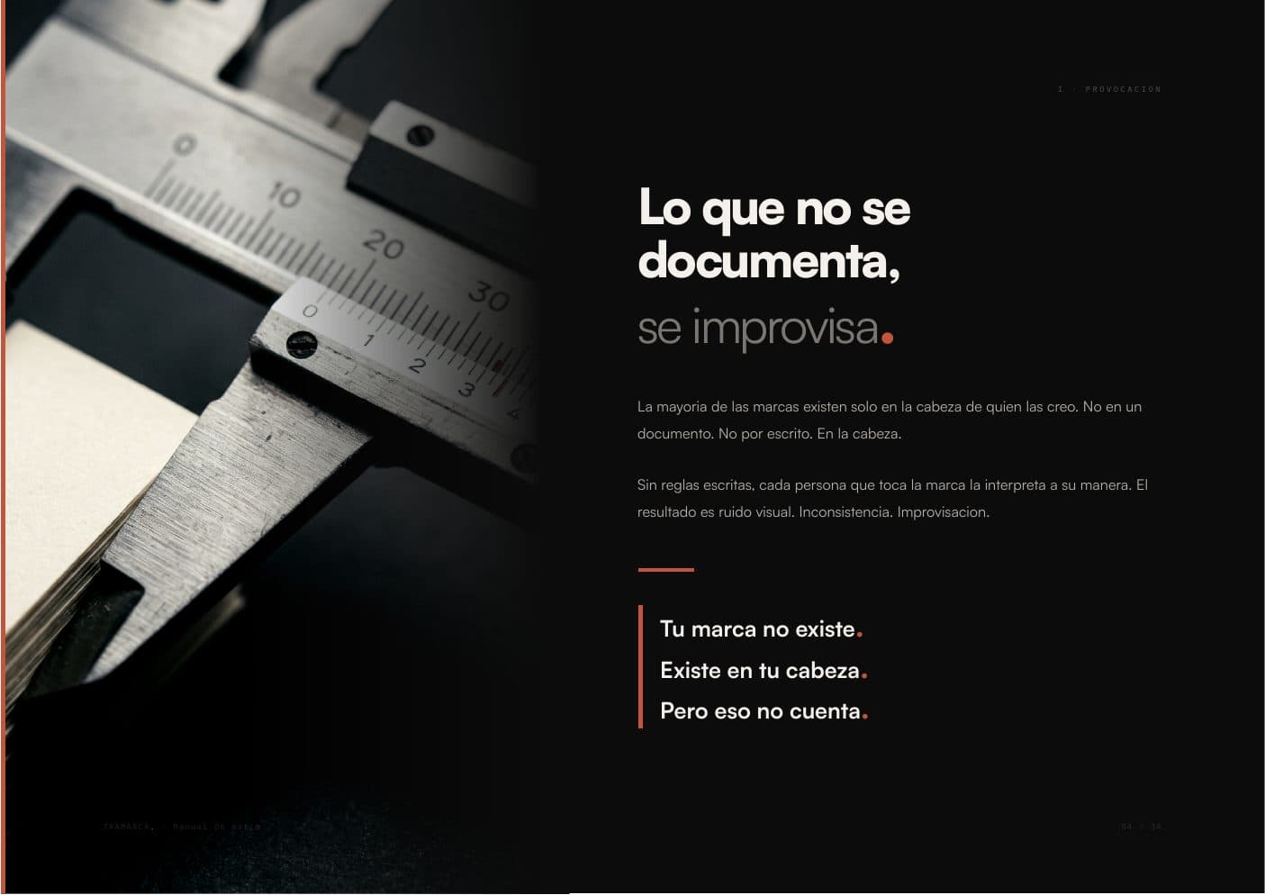 Tramarca v4 — spread tipografía: Satoshi y IBM Plex Mono con jerarquía de cinco niveles documentada