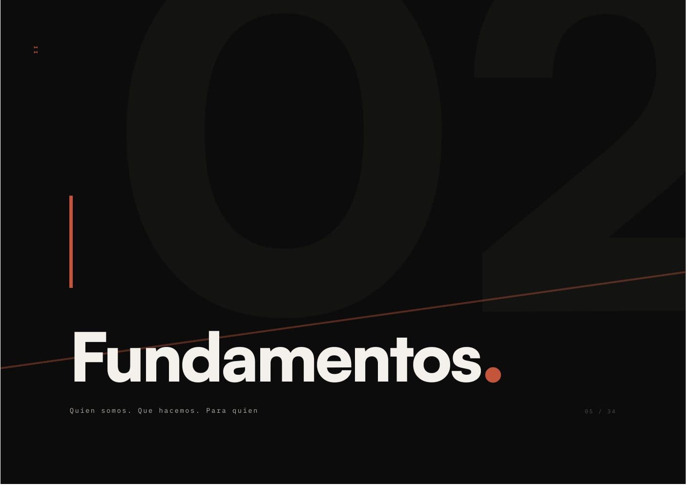 Paleta cromática — spread del manual Tramarca con sistema de color aplicado